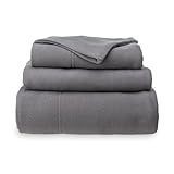 Berkshire Blanket Luxury Soft Microfleece Twin Sheet Set, Warm and Durable, All Season Sheet (Twin, November Rain)