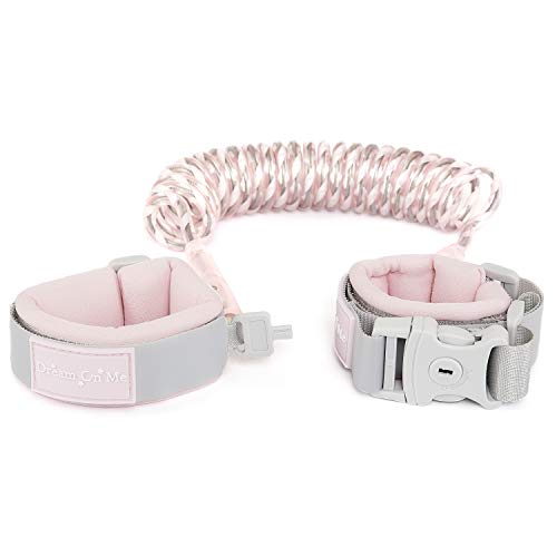 Image of Dream On Me Anti-Lost Wrist Link with Lock & Key in Pink, Crib, 0.4 lbs