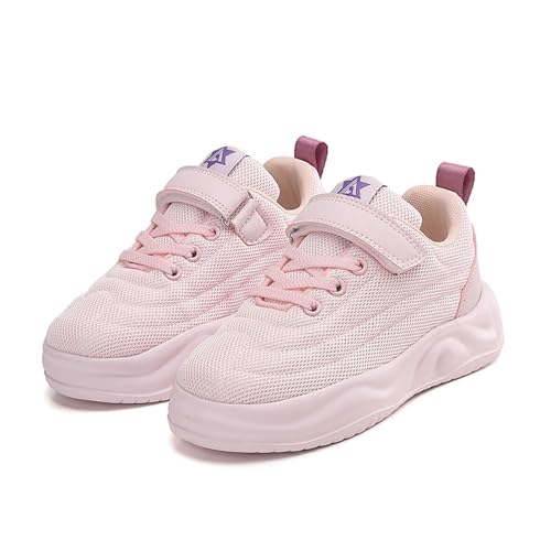 Girls Sneakers for Everyday Casual Wear Lightweight Breathable Fixed Design School Shoes for Kids Age 5 14y