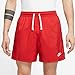 Nike mens NSW Woven Flow Shorts, University Red, X-Large