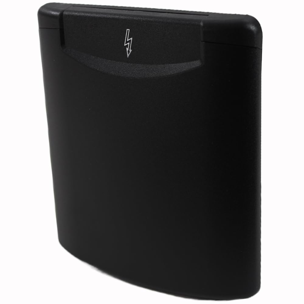 Generisch Ersatzdeckel Stromsymbol Schwarz für ABL 144x129mm ABS Magnet Federmechanismus Wohnmobil Wohnwagen Van Boot - Made in Germany