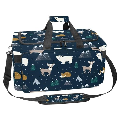 Sac de voyage 30 L à pois colorés idéal pour le week-end et l'entraînement