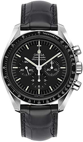 Amazon listing photo: Omega Speedmaster Moonwatch 1861 (hesalite, leather) 311.33.42.30.01.001