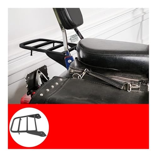 Porte-Bagage Moto avec Dossier Passager pour V-Star Dragstar XVS - 4