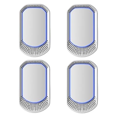 Oneluner Air Purifier for Home 4-Pack Plug-in Negative Air Ionizer Eliminates Strong Pet Odors from Litter Box, Kitchen, Bathroom Ozone-Free, Filterless, Whisper-Quiet Portable Design