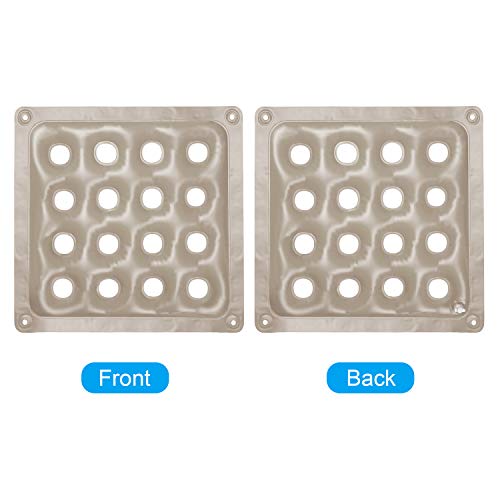 Sunshinemall Inflatable Seat Cushion, Air Chair Cushions 19X19-Inch Pvc Square Seat Breathable And Comfortable For Office Chair, Car, Wheelchair And Home（19Inch） #TOP3