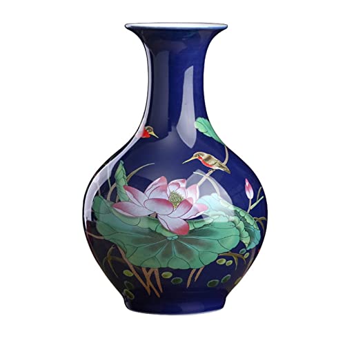 Vase en céramique rétro stable de 8.6 pouces pour sublimer une table vide - 2