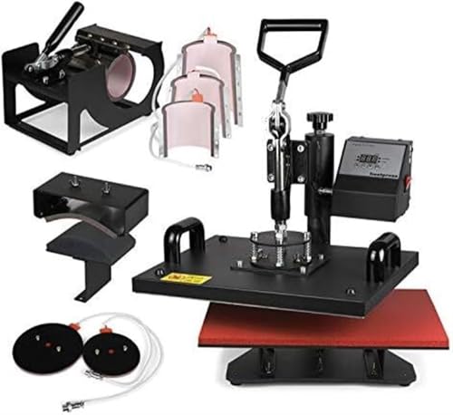 Máquina de prensa térmica para camisetas 8 en 1 miniatura 3