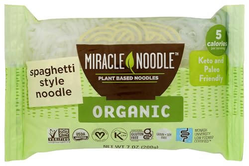 Miracle Noodle Organic Spaghetti Style Pasta - Plant Based Shirataki