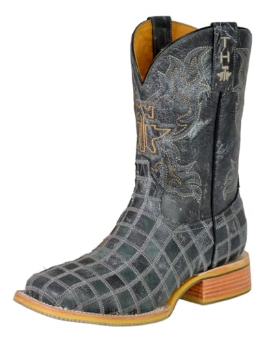 Tin Haul Men's King of Clubs Western Boot Broad Square Toe - 14-020-0077-0510 MU 10.5 D(M) US Multi