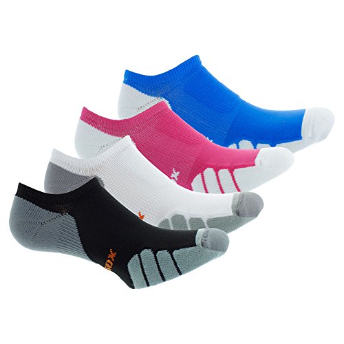 Image of Vitalsox Italy, Silver Drystat Tennis No Show Socks Fitted Pairs
