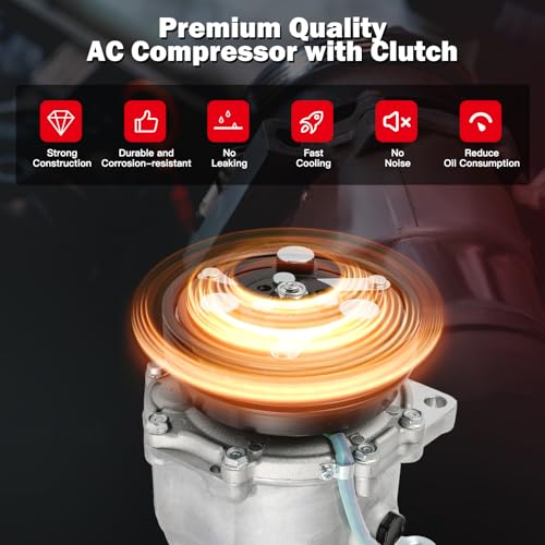 Image of CCIYU AC Compressor w /Clutch for Volkswagen Jetta 2.0L 2000