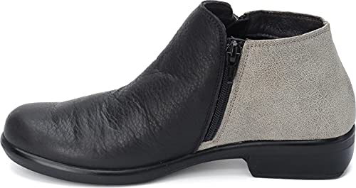 Naot Women's Helm Boot Black Raven Lthr/Black Suede 8-8.5 M Us #TOP2