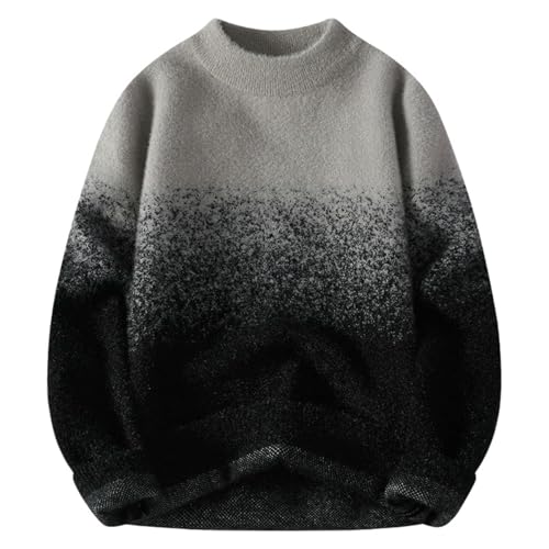 Pull à col roulé homme avec isolation thermique supérieure pour l'hiver noir