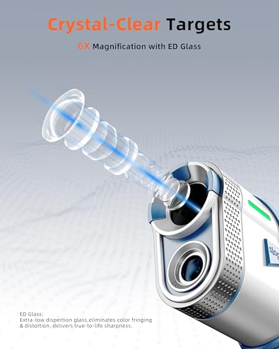 Golf Rangefinder with Slope and Vibration