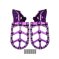 Motorcycle Foot Rests are modern in colour, adding a touch of sophistication to your motorbike foot pegs. For Sur-Ron For Surron For Ultrabee For Ultra Bee. Foot Rests are made of 6061 Aluminum Alloy integrated CNC process, perfect Anodize Surface Tr...