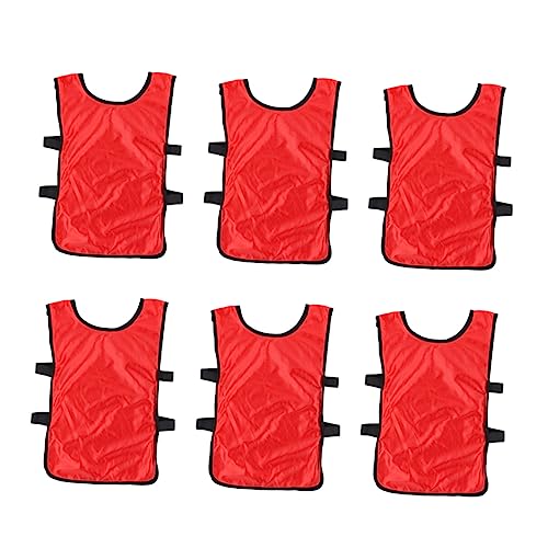 Chaleco de entrenamiento de fútbol transpirable pack de 6 piezas para equipo