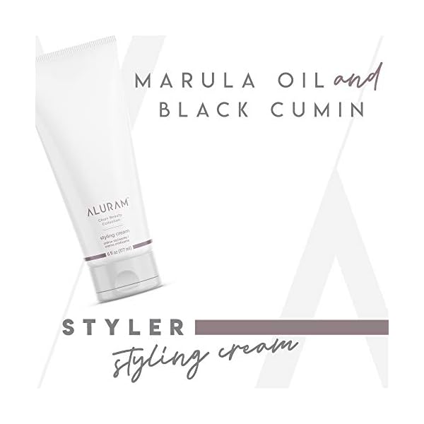 ALURAM Coconot Water Based Hair Styling Cream, Curl Defining & Volumizing Hair Cream (6 Fl Oz) Conditions Hair, Adds Shine, Ideal for Sculpting - Clean Beauty - Paraben Free