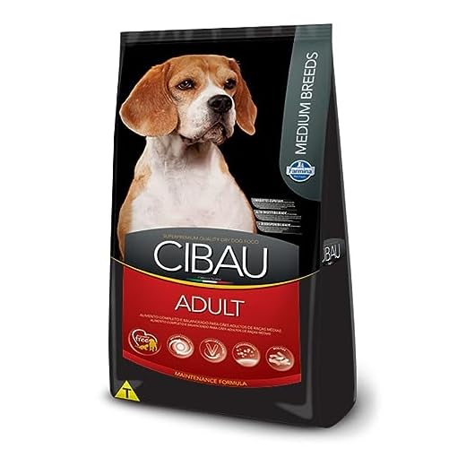 Ração Cibau Médioium Breeds para Cães Adultos de Raças Médias, 15kg Farmina