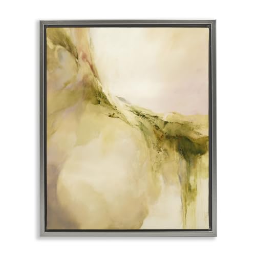 Soft Abstract Neutral Composition, 24 x 30 Inch Canvas in Floater Frame