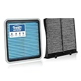 RVgolf Engine+Cabin Air Filters Fit for Crosstrek 16-17, Forester 09-18, Impreza 08-16, WRX 13-21,