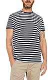 Standard ESPRIT Herren Streifen T-Shirt, 402/NAVY Dark, M