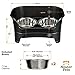 Neater Feeder Express Mess Proof Dog Bowls Elevated for Medium to Large Sized Breed, No Spill Raised Dog Food Bowl Stand, Stainless Steel Food and Water Bowl Set, Pet Dish Feeding Station, Black