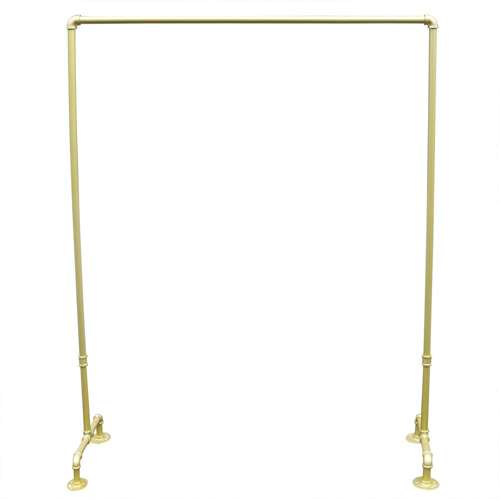 Porte-manteaux en métal doré pour magasins de vêtements et penderie de chambre