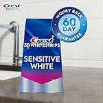 Crest 3D Whitestrips Sensitive At-Home Teeth Whitening Kit, 18 Treatments, Gently Removes 15 Years of Stains, Crest Whitestrips, Teeth Whitening Kit - Image 3