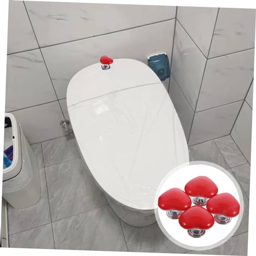 KONTONTY 4 Pcs Prensa Sanitária Botão De Banheiro Botão De Água Do Banheiro Botão De Cisterna De Ban