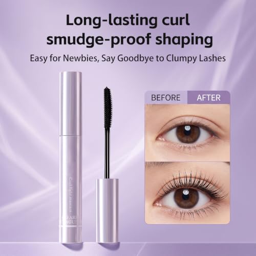 Image of Mascara for Older Women, 2026 New Curl Lightweight Tubing Mascara, Waterproof Fiber Mascara for Long-Lasting Volume amd Length Lashes, Quick-Dry and Smudge Proof, Black, 1 Pcs
