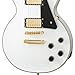 Epiphone Les Paul Custom, Alpine White with Gold Hardware