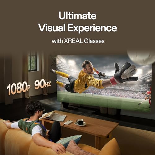 XREAL 1S AR Brille Bundle XREAL Beam Pro WiFi 6G+128G, für iPhone 17/16/15, mit REAL 3D, Spatial Computing Gerät