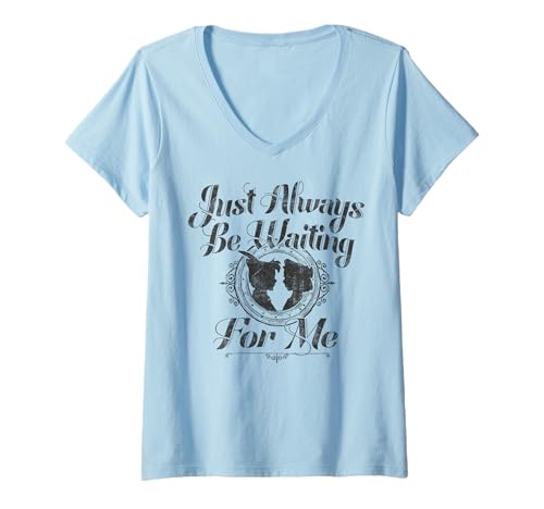 T-shirt col V Disney Peter Pan & Wendy pour femme en coton