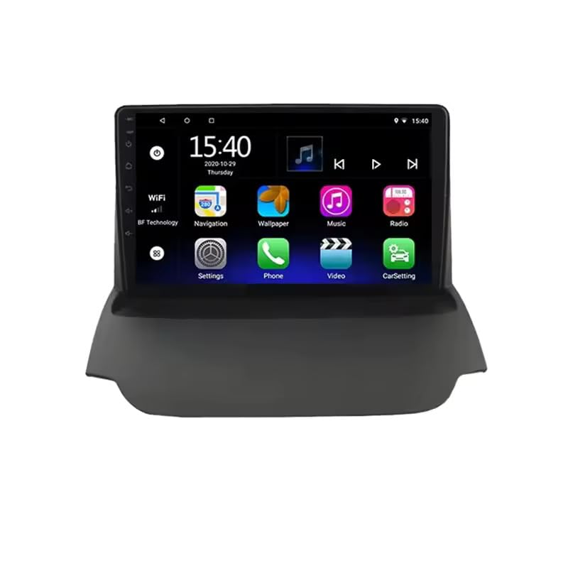 Image of Original QLED 9 inch Zlink Car Android Stereo | OS 13 | 4GB+32GB | Display Support Car Play & Android Auto | incl. AHD Rear Camera & Frame Compatible with Ford Ecosport Old - 1 Year Warranty