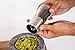 COLE & MASON Clifton Top Grinding Salt and Pepper Grinder Gift Set - Mills Include Precision Mechanisms and Premium Sea Salt and Peppercorns, Stainless Steel and Glass