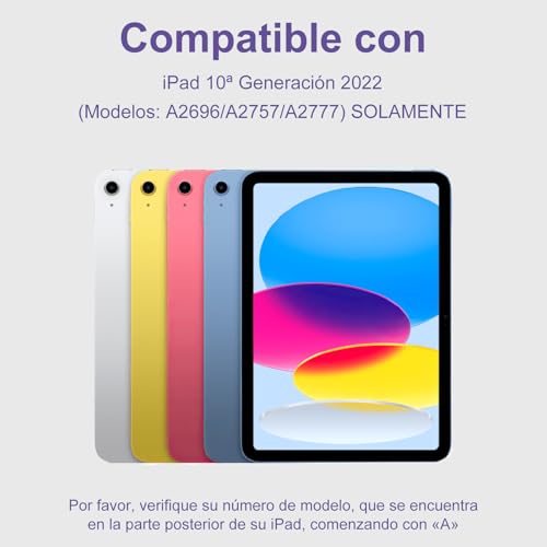 Teclado para iPad 11 Retroiluminado 7 Colores Funda Magnética Vobafe con Ñ Español 3