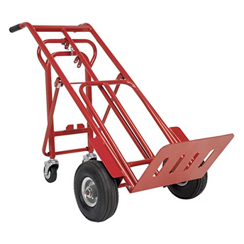 Sealey CST989 3-In-1 Sack Truck with Pneumatic Tyre, 250kg Capacity