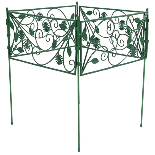 Happyyami 1 Juego Pérgola de Malla Borde de jardín Decorativo Primeros de la Cerca Jardin Vertical jardín Vertical Soporte para trepar Plantas de Vid Estante para trepar Plantas de Vid Green