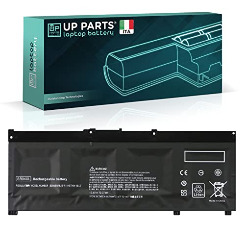 UP PARTS Batteria Compatibile con HP SR04XL 917724-855 70Wh per