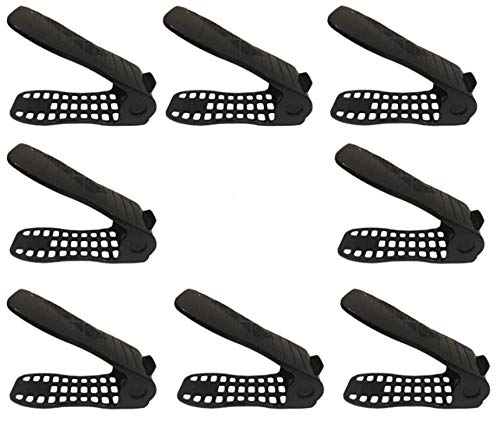 Product Excellence 2018 New Edition Shoe Slots Set of 8 - Shoe Slots Organizer, Plastic Closet Space Saver