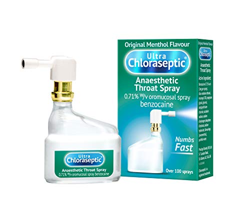 Ultra Chloraseptic Anaesthetic Sore Throat Spray 15ml Original Menthol Flavour fast acting relief for sore throat pain