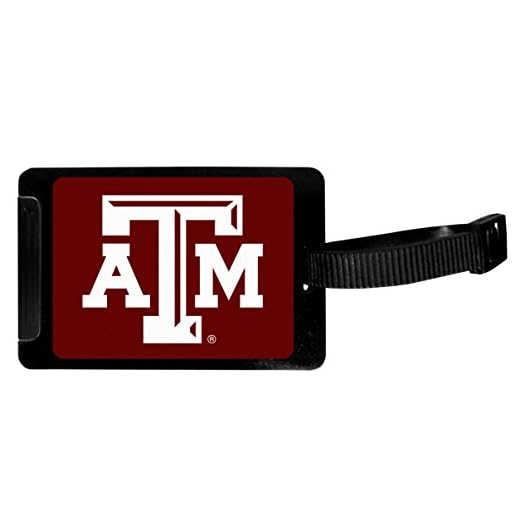 Siskiyou NCAA Texas A&M Aggies Luggage Tag Black, 3.25"