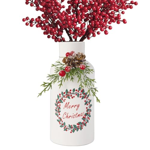 BOXJINCO Christmas Decor White Ceramic...