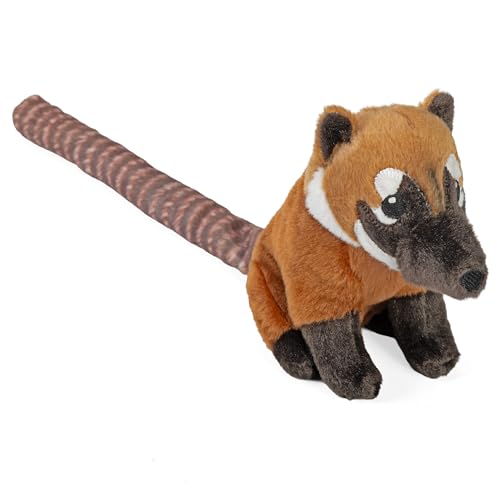 Wild Republic Rainforest Nasenbär, Plüschtier, 15 cm, Plüschspielzeug, Füllung aus recycelten Wasserflaschen