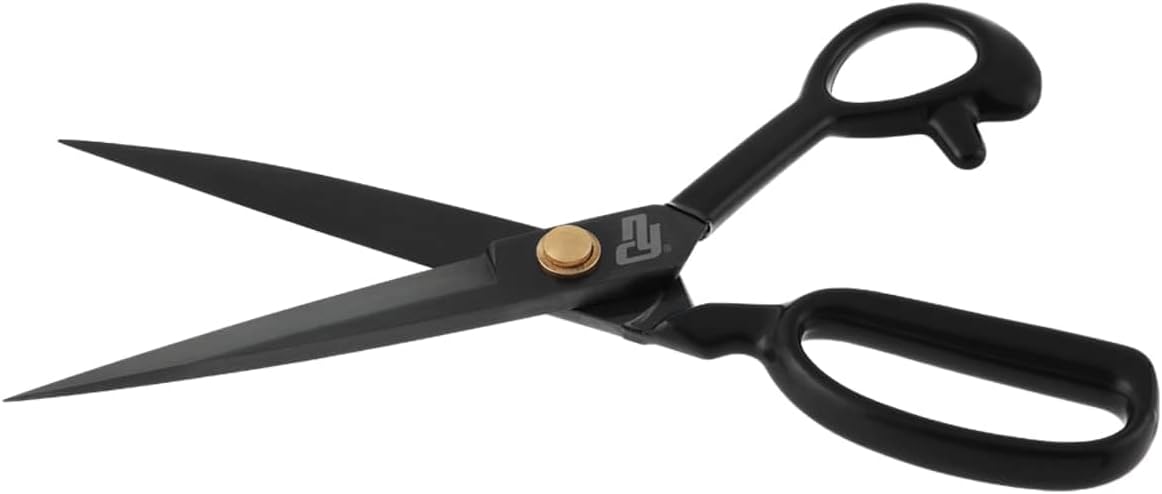 New York Central Professional Canvas Fabric Shears -10" Fabric Scissors, Ergonomic Right-Handed Sewing Scissors for Fabric Cutting, Rust-Free Stainless Steel Blade for Tailors, Artists, and Upholstery