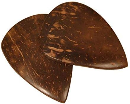 2 Traditional Crafted High Grade Coconut Shell Sarod Jawa Pick Plectrum image 4