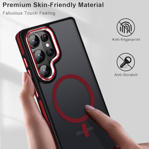 Image of MALEWOLF Magnetic Case for Samsung Galaxy S26 Ultra, Color Hybrid Cover