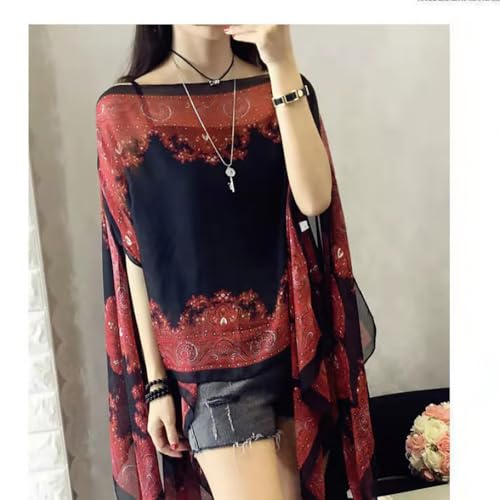 French Sun Protection Chiffon Shawl for Women - Lady Fashion Casual Beach Shawl2