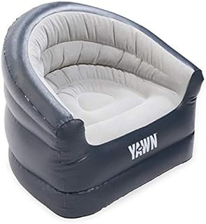 YAWN Air Chair Inflatable sofa Indoor & Outdoor Use,Blue/ Grey